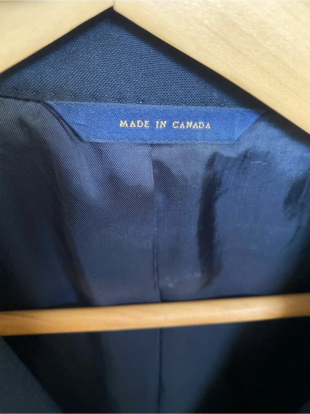 Brooks Brothers Loro Piana Navy Wool Blazer